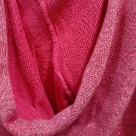 Quacker Factory Metalic Pink Hoodie Set - Picture 6 of 7